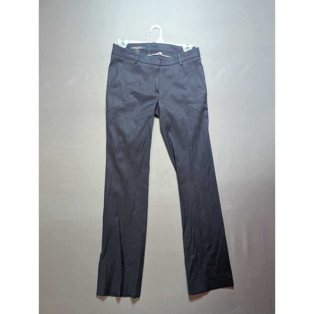 Brooks Brothers Lucia Fit Dress Pants Womens 0 Navy Blue Stretch Straight Leg
